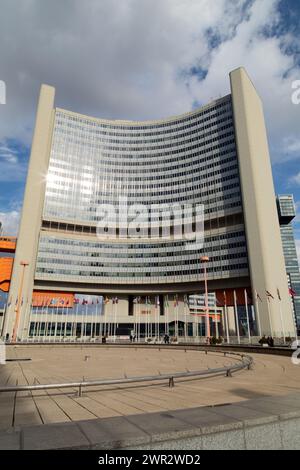 Vienna International Centre, United Nations UN Headquarters,  Vienna, Austria, Europe. Stock Photo