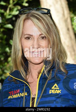 Beverly Hills, USA. 09th Mar, 2024. Nadia Comaneci arriving to the Gold Meets Golden Celebration at the Consulate General of France, in Beverly Hills CA. on March 9, 2024 © Majil/ Credit: AFF/Alamy Live News Stock Photo