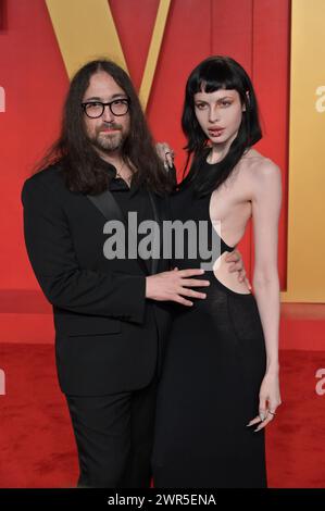 Los Angeles, USA. 10th Mar, 2024. LOS ANGELES, USA. March 10, 2024: Sean Lennon & Kemp Muhl at the 30th Vanity Fair Oscar Party. Picture Credit: Paul Smith/Alamy Live News Stock Photo