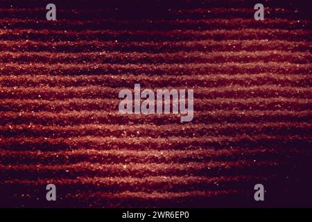 Seamless pattern with horizontal stripes of mistic red glitter sparkling sand background Stock Photo
