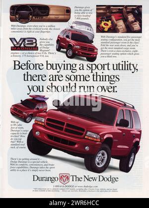 Vintage 'Time' magazine 23 November 1998 issue advert, USA Stock Photo