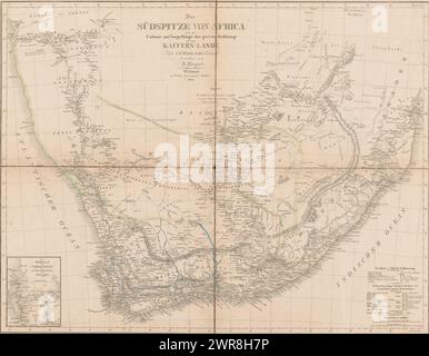 Map of South Africa, Carl Jungmann, After Carl Ferdinand Weiland, After ...