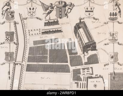 Map of civilian district number 6 in Amsterdam, led by Captain Gilles ...