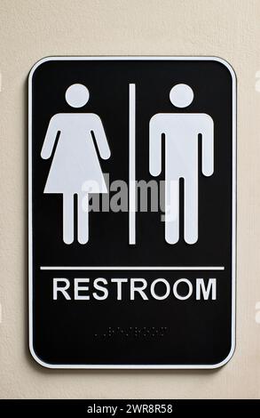 Women and handicap bathroom sign. Icons. Close up Stock Photo - Alamy