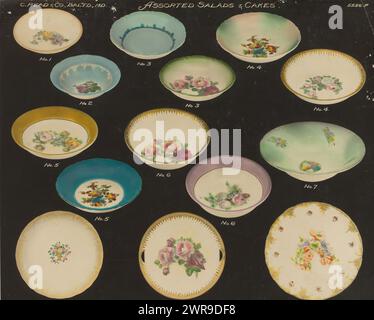 Advertising photo with tableware and kitchen utensils from the company C. Read & Co., Baltimore, Maryland, Stadler Photographing Company, United States of America, 1920 - 1930, paper, height c. 300 mm × width c. 240 mm, photograph Stock Photo