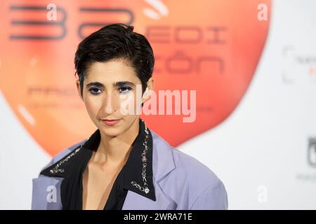 Madrid. Spain. 20240311,  Alba Flores attends 32nd 'Union de Actores y Actrices' Awards - Red Carpet at Circo Price on March 11, 2024 in Madrid, Spain Stock Photo