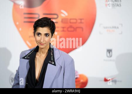 March 11, 2024, Madrid, Madrid, Spain: Alba Flores attends 32nd 'Union de Actores y Actrices' Awards - Red Carpet at Circo Price on March 11, 2024 in Madrid, Spain (Credit Image: © Jack Abuin/ZUMA Press Wire) EDITORIAL USAGE ONLY! Not for Commercial USAGE! Stock Photo