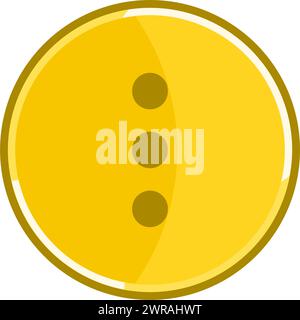 Golden options icon. Golden expand options icon. Stock Vector