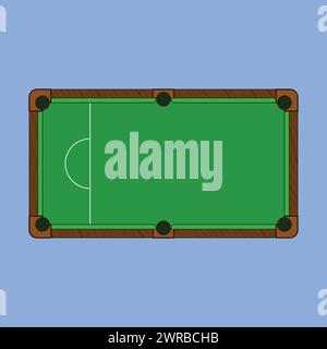 Snooker Pool Billards Table Sports Vector Illustration Icon Billards pool table icon Stock Vector