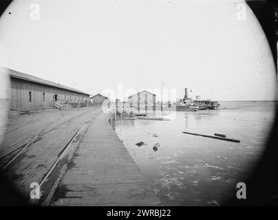 Aquia Creek Landing, Virginia. View of wharf, Civil War Photographs ...