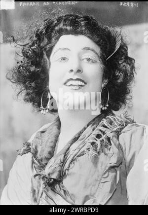 Farrar as 'Carmen', Photograph shows Geraldine Farrar (1882-1967), an American soprano opera singer and film actress., between ca. 1910 and ca. 1915, Glass negatives, 1 negative: glass Stock Photo