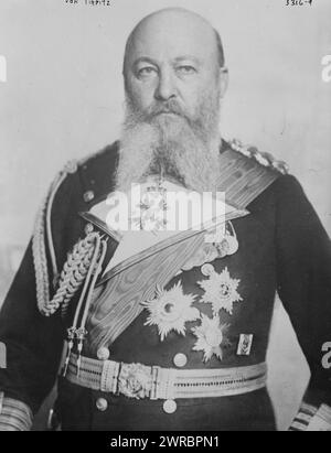 Von Tirpitz, Photograph shows Admiral Alfred von Tirpitz (1849-1930), Secretary of State of the German Imperial Naval Office from 1897-1916., between ca. 1910 and ca. 1915, Glass negatives, 1 negative: glass Stock Photo
