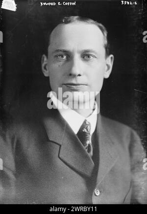 Howard E. Coffin, Photograph shows Howard Earle Coffin (1873-1937) an engineer and industrialist who founded the Hudson Motor Car Co. of Detroit., 1915 Sept. 25., Glass negatives, 1 negative: glass Stock Photo