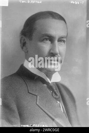 Thos. G. Patten, Photograph shows U.S. Representative Thomas Gedney Patten (1861-1939)., between ca. 1910 and ca. 1915, Glass negatives, 1 negative: glass Stock Photo