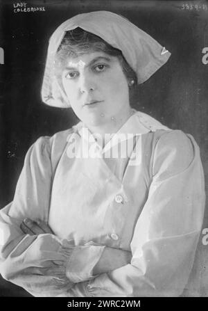 Lady Colebrooke, Photograph shows Alexandra Harriet Paget (1863-1944) who married Edward Arthur Colebrooke, 1st Baron Colebrooke and did war work during World War I., between ca. 1915 and ca. 1920, Glass negatives, 1 negative: glass Stock Photo