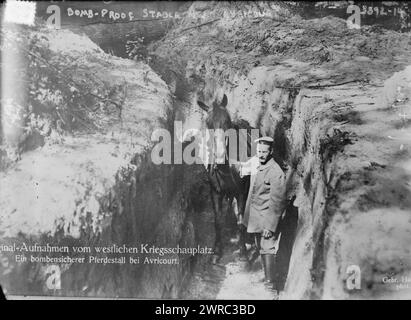 Bombproof stable near Avricourt Stock Photo - Alamy