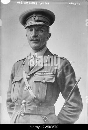 Gen. Sir Henry Wilson, Photograph shows Field Marshall Henry Maitland ...