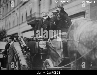 D.R. Francis, Photograph shows David Rowland Francis (1850-1927), an American politician who served as U.S. Ambassador to Russia between 1916 and 1917., between ca. 1915 and ca. 1920, Glass negatives, 1 negative: glass Stock Photo