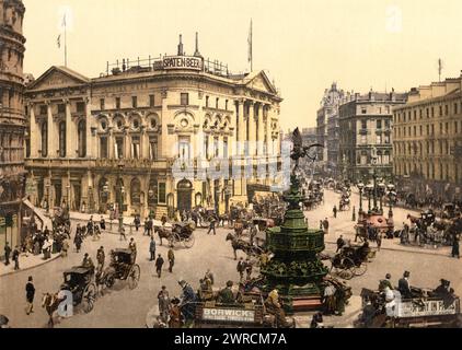Piccadilly Circus, London, England between 1890 and 1900
