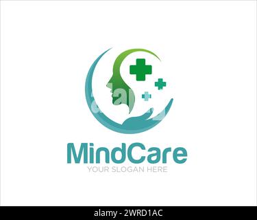 health clinic home logo designs simple modern Stock Vector