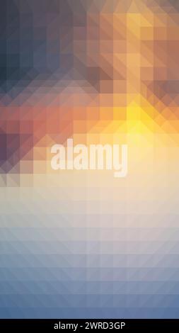 Low poly abstract colorful background, trendy, geometric, cyber polygonal wallpaper, triangle style poster Stock Vector