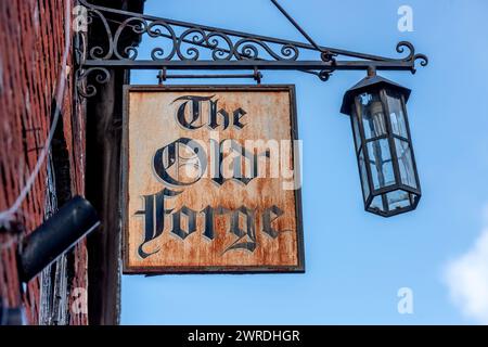 Storrington, March 6th 2024: The Old Forge Stock Photo