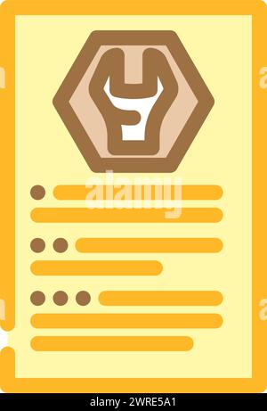 technical terms icon color illustration Stock Vector Image & Art - Alamy