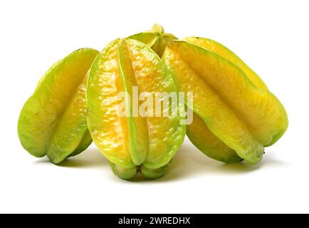 Carambole on a white background Stock Photo