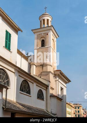 Scenery around Sestri Levante, a town and comune in the Metropolitan City of Genoa, Liguria, Italy. Stock Photo