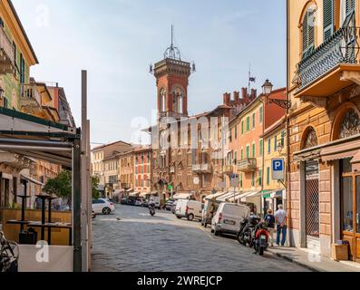 Scenery around Sestri Levante, a town and comune in the Metropolitan City of Genoa, Liguria, Italy. Stock Photo