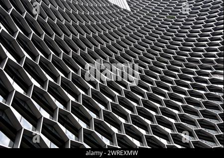 Duo Tower, Singapore - magnificent architecture Stock Photo