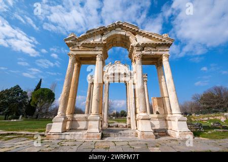 Afrodisias Ancient city. (Aphrodisias). The common name of many ancient cities dedicated to the goddess Aphrodite Stock Photo