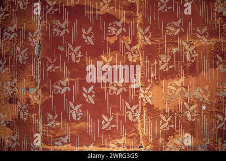highly detailed image of grunge vintage wallpaper Stock Photo