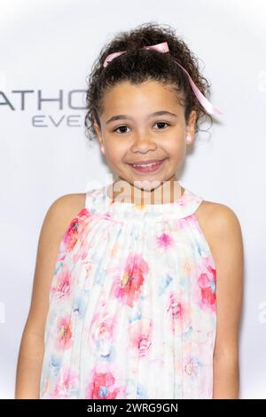 Actress Serenity Grace Russell attends The 9th Annual Young Entertainer