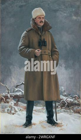 Portrait of Carl Gustaf Emil Mannerheim (1867-1951), 1933. Found in the Collection of the UPM-Kymmenen Kulttuuris&#xe4;&#xe4;ti&#xf6;n. Stock Photo