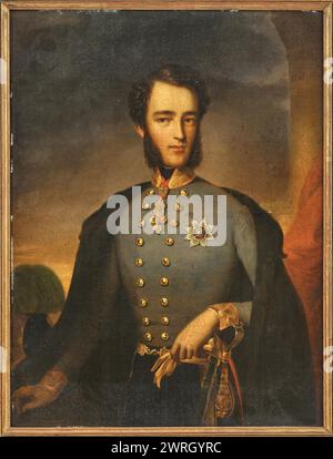 Portrait of Archduke Stephan Franz Viktor of Austria (1817-1867), c.1840. Private Collection Stock Photo