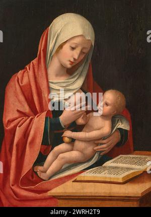 Madonna of the Milk, First Half of 16th cen.. Private Collection Stock Photo