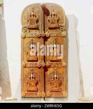 Holy Gates from 1652, Museum inventory number 1591, Rostov museum, Rostov Velikii, 1911. Stock Photo