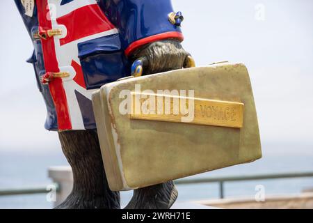 Paddington Bear statue in Lima, Peru Stock Photo