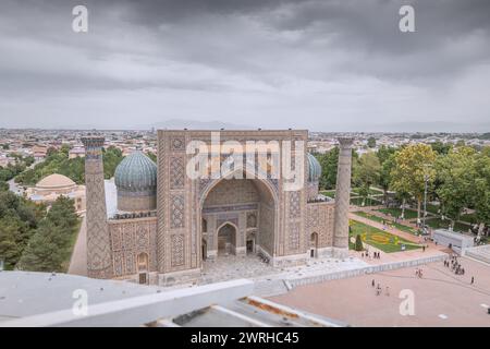 JUNE 20, 2023, SAMARKAND, UZBEKISTAN: The world-famous islamic architecture of Samarkand, UNESCO world heritage site, Uzbekistan, central Asia Stock Photo