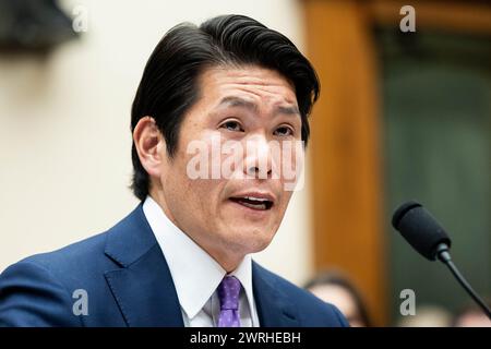 Washington, United States. 12th Mar, 2024. Special Counsel Robert Hur speaking at a House Judiciary Committee hearing at the U.S. Capitol. Credit: SOPA Images Limited/Alamy Live News Stock Photo