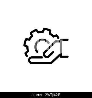 Service, contact phone computer info icon Stock Vector