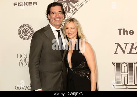 January 6, 2024, Los Angeles, Ca, USA: LOS ANGELES - JAN 6: Carter Oosterhouse, Amy Smart at the 2024 Art of Elysium HEAVEN Gala at the Wiltern Theater on January 6, 2024 in Los Angeles, CA. (Credit Image: © Kay Blake/ZUMA Press Wire) EDITORIAL USAGE ONLY! Not for Commercial USAGE! Stock Photo