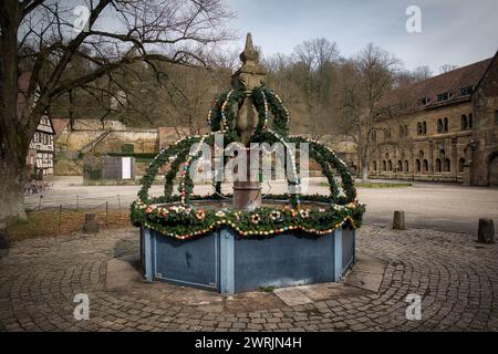 A medieval monastery in Maulbronn, Baden-Wuerttemberg, Germany Stock Photo