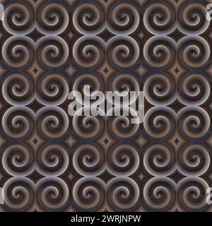 Abstract 3d spiral vortex background Stock Photo