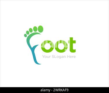 foot care logo designs for spa and clinic Stock Vector