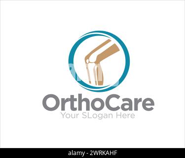 bone health care logo designs for medical service and clinic logo Stock Vector