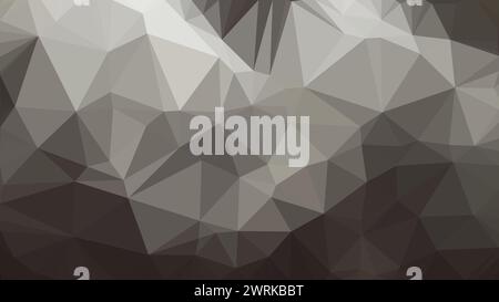 Vector Low poly abstract gray background, trendy, geometric, business luxury polygonal wallpaper, triangle modern style poster Stock Vector
