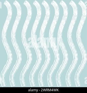 Vector hand drawn cute striped pattern. Doodle Plaid geometrical simple brush texture. Colored Crossing lines. Abstract cute delicate pattern ideal fo Stock Vector