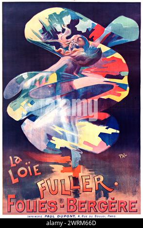 Jean de Paleologu poster design - La Loie Fuller Stock Photo